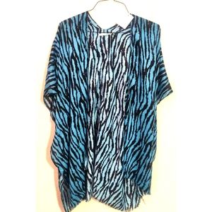 Zebra Print Kimono